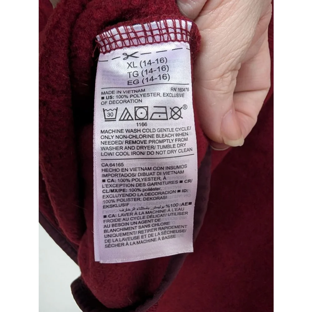 Old Navy Sweatshirt & Hoodie XL Red Gray, Boys